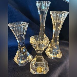 Villeroy & Boch Crystal Candlesticks